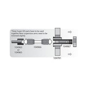 HPI 104966 Super Heavy Duty Drive Shaft Boots 18x166mm