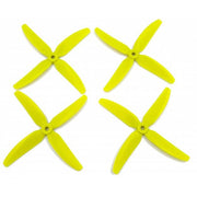 HQ Quad Prop 5x4x4 V1S Mr Steele Red Glass Fiber Composite