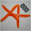 HQ Quad Prop 5x4x4 Orange Glass Fiber Composite