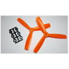 HQ Triple Bullnose 5x4.5x3 Pusher Prop Orange