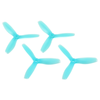 HQ Triple Durable Prop 5x4.5x3V2 Light Blue Poly Carbonate