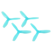 HQ Triple Durable Prop 5x4.5x3V2 Light Blue Poly Carbonate