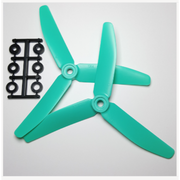 HQ Triple Prop 5x4x3 Skitzo Blue Glass Fiber Composite