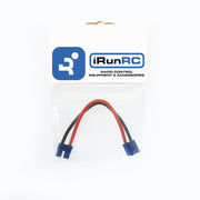 iRunRC Power Extension Lead -EC3 - 14AWG Silicone Wire 12cm (1pce)