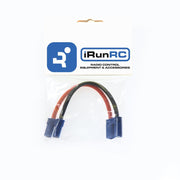 iRunRC Power Extension Lead -EC5 - 12AWG Silicone Wire 12cm (1pce)