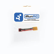 iRunRC Conversion Lead Deans Female > XT60 Male 14AWG 4cm (1pce)