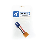 iRunRC Conversion Lead EC5 Female > XT90 Male 14AWG 4cm (1pce)