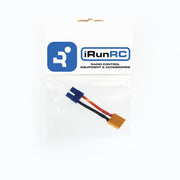 iRunRC Conversion Lead XT60 Male > EC3 Female 14AWG 40mm (1pce)