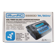 iRunRC E680D AC/DC 7A/80W Multi Chemistry Battery Charger