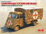 ICM 35417 1/35 Lastkraftwagen 3.5t Truck AHN w/ Shelter