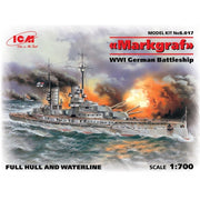 ICM S017 1/700 Markgraf WWI German Battleship