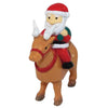 IS 76016 Wind Up Santa Riding Reindeer | Metro Hobbies