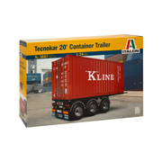 Italeri 3887 1/24 Trailer and Container 20ft*
