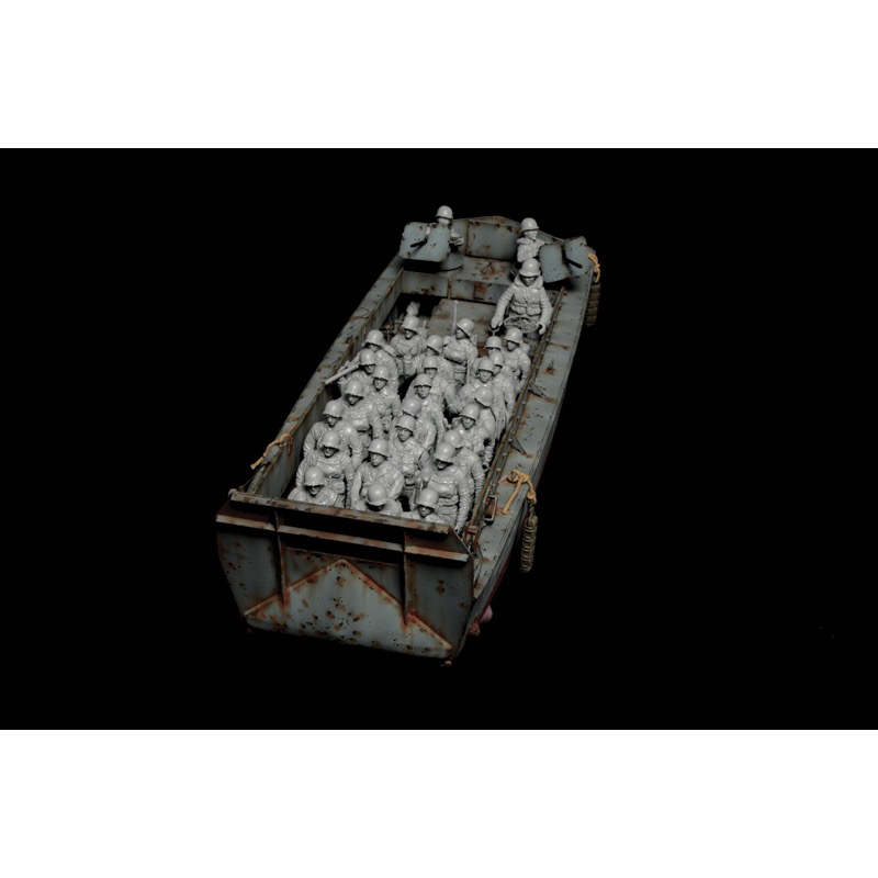 ITALERI - LCVP with U. S. Infantry - 1/35 - - MODELISMO