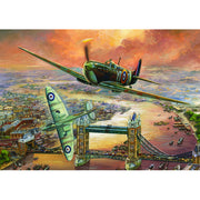Jumbo 11126 Spitfire Over London 1000pc Jigsaw Puzzle