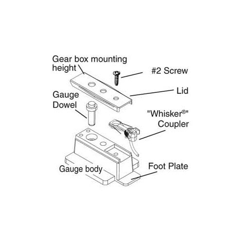 Kadee HO No.206 Insulated Height Coupler Gauge Metro Hobbies