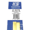 K&S Metals 5078 Brass Strip 0.032 + 1/4 + 1/2x12in Bendable