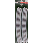 Kato 2-250 HO Unitrack Curved Track 790mm Radius 22.5 Degrees 4 Pack