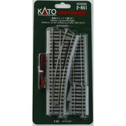 Kato 2-851 HO Unitrack #4 Right Hand Turnout Powered