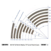 Kato 20-171 N Unitrack Curve R218-15