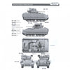Kinetic 61016 1/35 M3A3 Bradley CFV with Big Foot Track Link