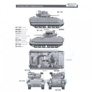 Kinetic 61016 1/35 M3A3 Bradley CFV with Big Foot Track Link