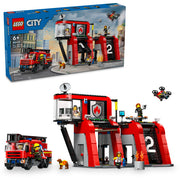 LEGO 60414 City Fire Station with Fire Truck