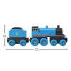 Fisher-Price HBJ99 Thomas and Friends Wooden Railway Edward Engine and Coal-Car
