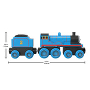 Fisher-Price HBJ99 Thomas and Friends Wooden Railway Edward Engine and Coal-Car