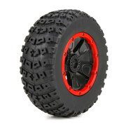 Losi LOS45004 Left & Right Tyre (1each) Premounted 15 4WD DB XL 2pcs