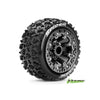Louise 3200SB ST-Spider 1/10-1/16 Black Rim with Tyre