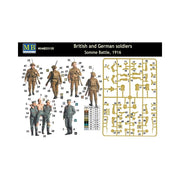 Master Box 35158 1/35 British and German Soldiers WWI Somme Battle