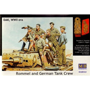 Master Box 3561 1/35 German WWII Tank Crew DAK/Afrika Korps Including Rommel Figure