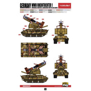 Modelcollect UA72031 1/72 German Rheintochter 1 Movable Missile Launcher with E50 Body