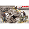 Meng HS-005 1/35 FT-17 Light Tank Crew & Orderly, Tank NOT included
