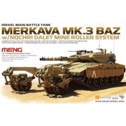 Meng TS-005 1/35 Israeli Merkava Mk.III Baz with Mine Roller