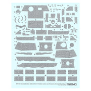 Meng SPS-053 1/35 Panther Zimmerit Decal Type 4