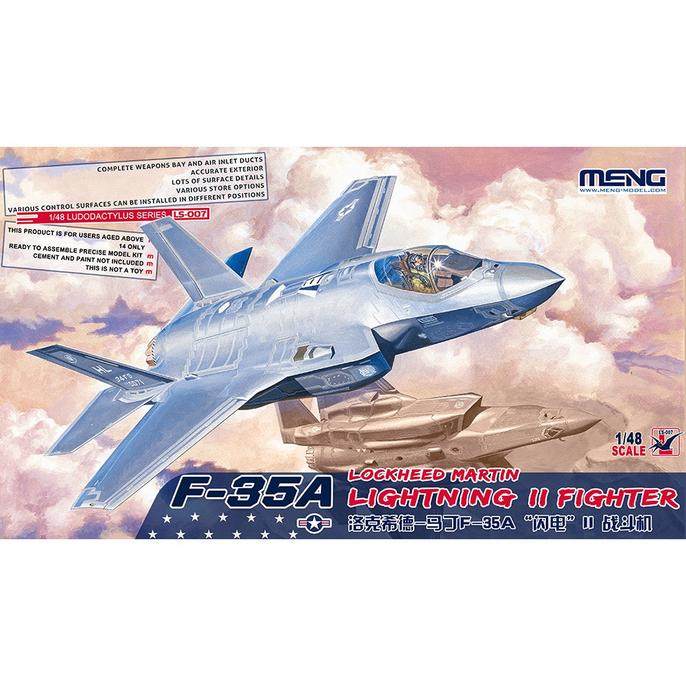 Meng LS-007 1/48 F-35A Lightning II JSF – Metro Hobbies