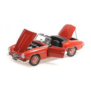 Minichamps M100037032 1/18 Mercedes-Benz 190 SL W121 1955 Red