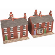 Metcalfe PN103 N Terrace Houses Red Brick Card Kit | Metro Hobbies