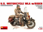 MiniArt 35172 1/35 US Motorcycle WLA with Rider