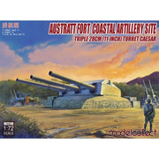 Modelcollect UA72148 1/72 Austratt Fort Coastal Artillery Site Triple 28cm Turret Caesar 2x 40 Zwilling Included
