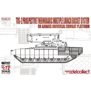 Modelcollect UA72127 1/72 TOS-2 Prospective Thermobaric Multiple Launch Rocket System on Armata Universal Platform