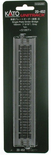 Kato 20-452 N Plate Girder Bridge - Grey