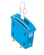 Peco PL22 Lever Operated On/Off Switch | Metro Hobbies