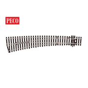 Peco SL87 HO/OO Code 100 Left Hand Curved Turnout