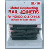 Peco SL10 HO/OO Code 100 Metal Rail Joiners (24 Pack) | Metro Hobbies