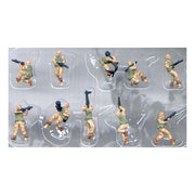 Pegasus 855 1/144 WWII Modern Americans Desert Figures