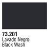 Vallejo Game Color Wash Black 18ml Acrylic Paint