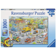 Ravensburger 10558-8 Vehicles in the City 100pc Jigsaw Puzzle